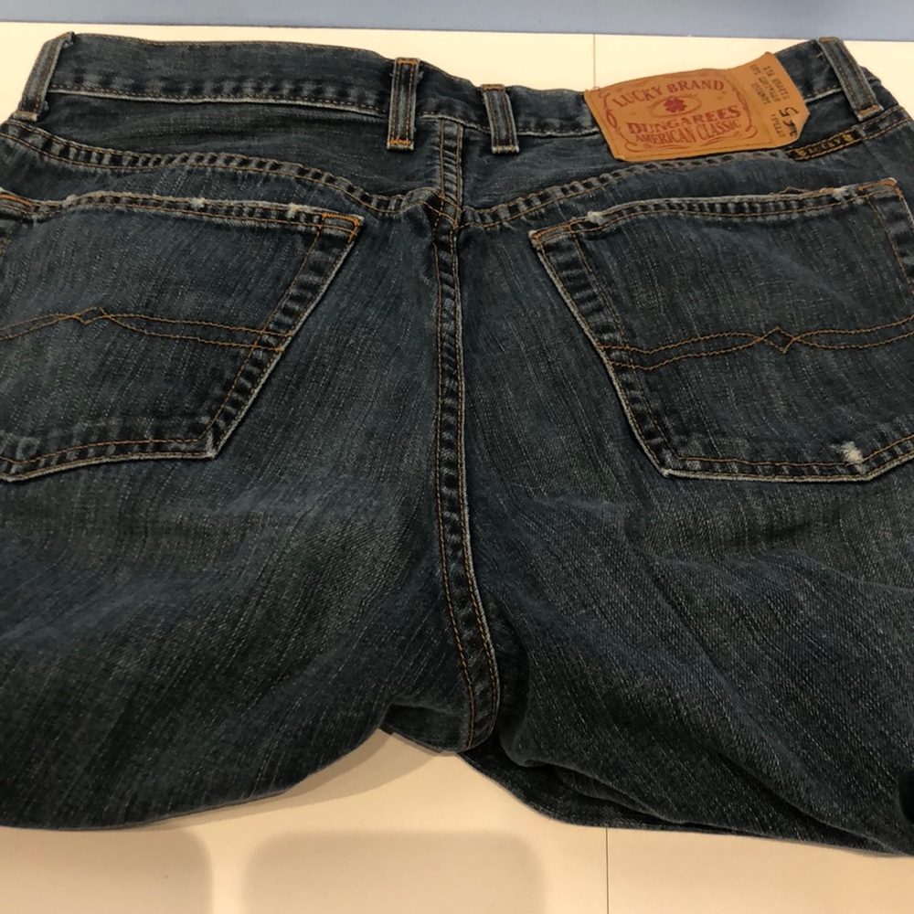 Lucky Brand Lowrise Straight Leg Zipper Fly